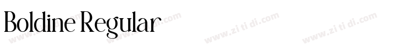 Boldine Regular字体转换